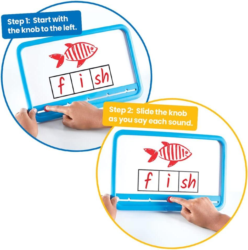 Hand2Mind Elkonin Box Magnetic Dry Erase Board Set