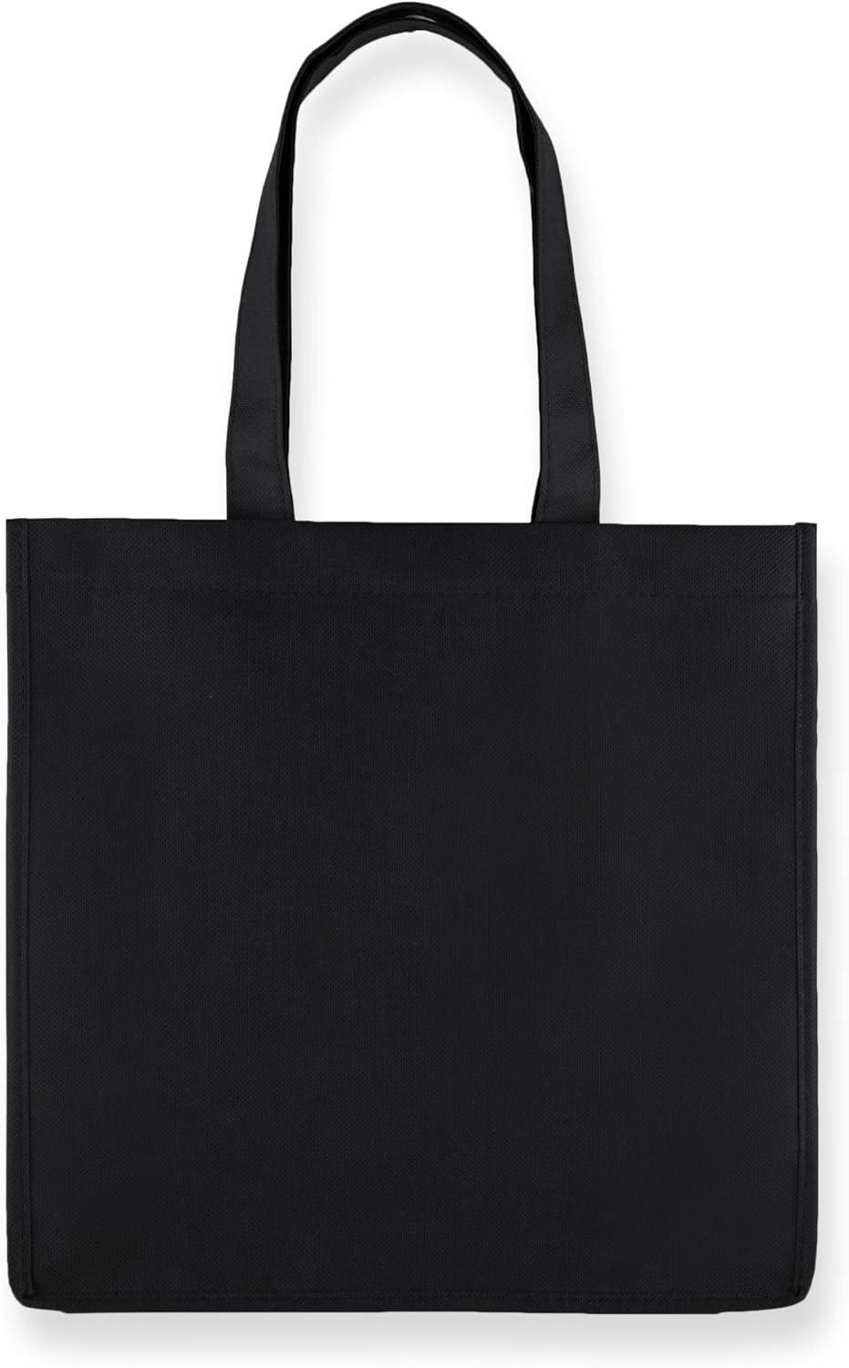 Gray 6-Bottle Reusable Wine Carrier Tote Bag