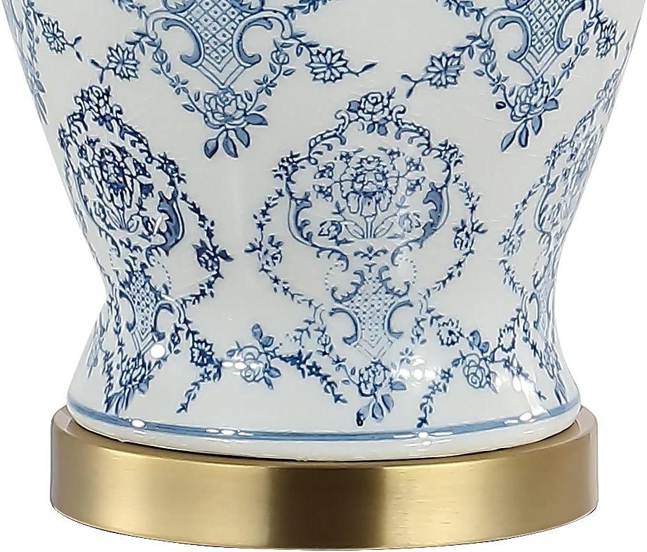 Jonathan Y Juliana Traditional Classic Chinoiserie Ceramic Led Table Lamp