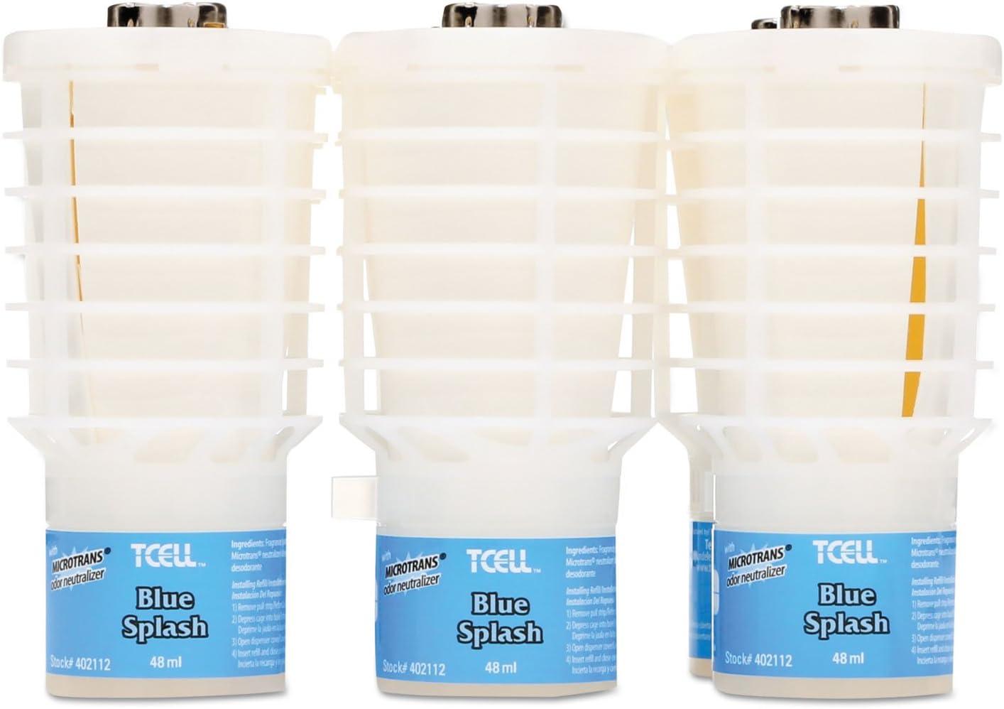 Blue Splash TCell Odor Neutralizer Refill, 6-Pack, White