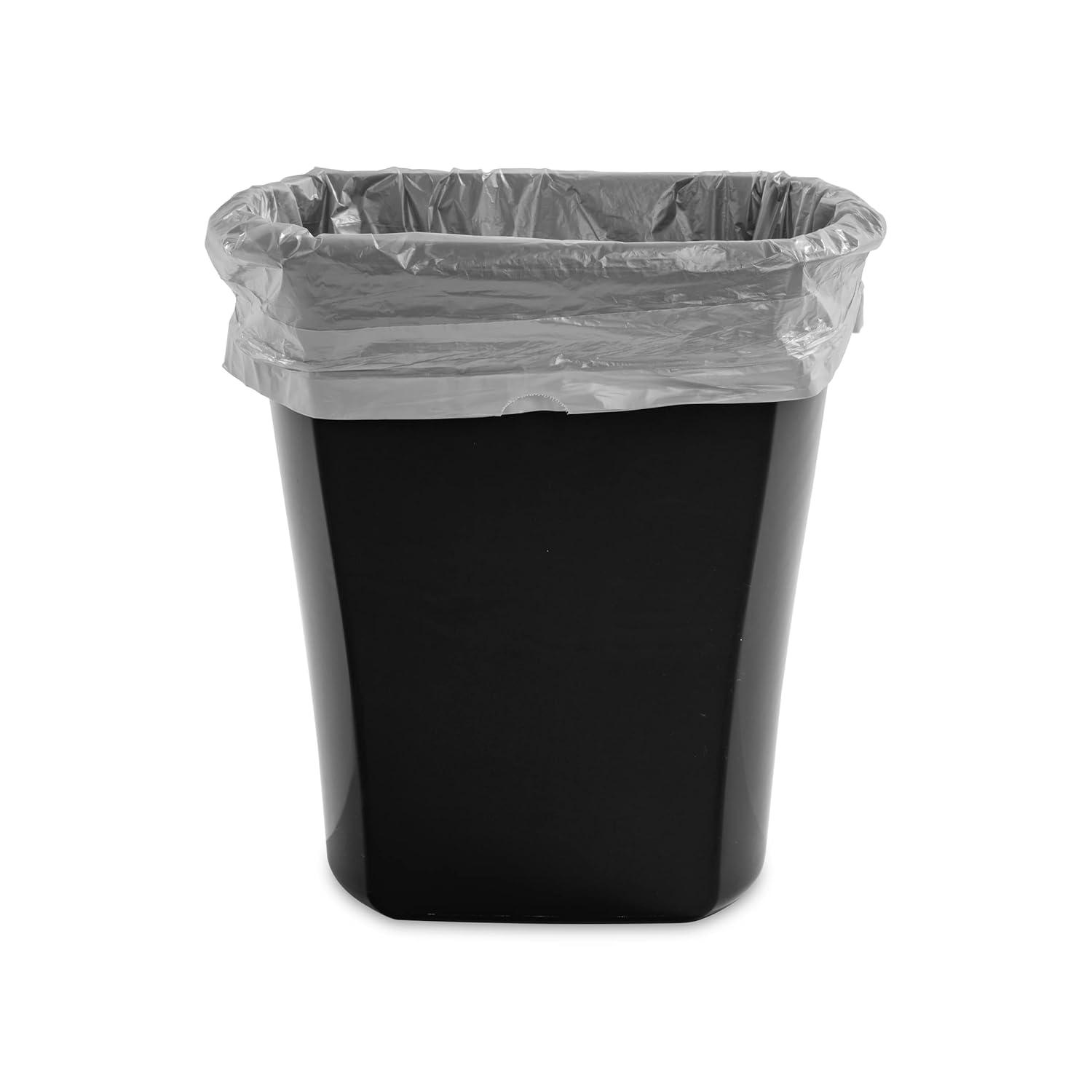 Sterilite Rectangular Wastebasket Open Top Trash Bin, 6 Pack