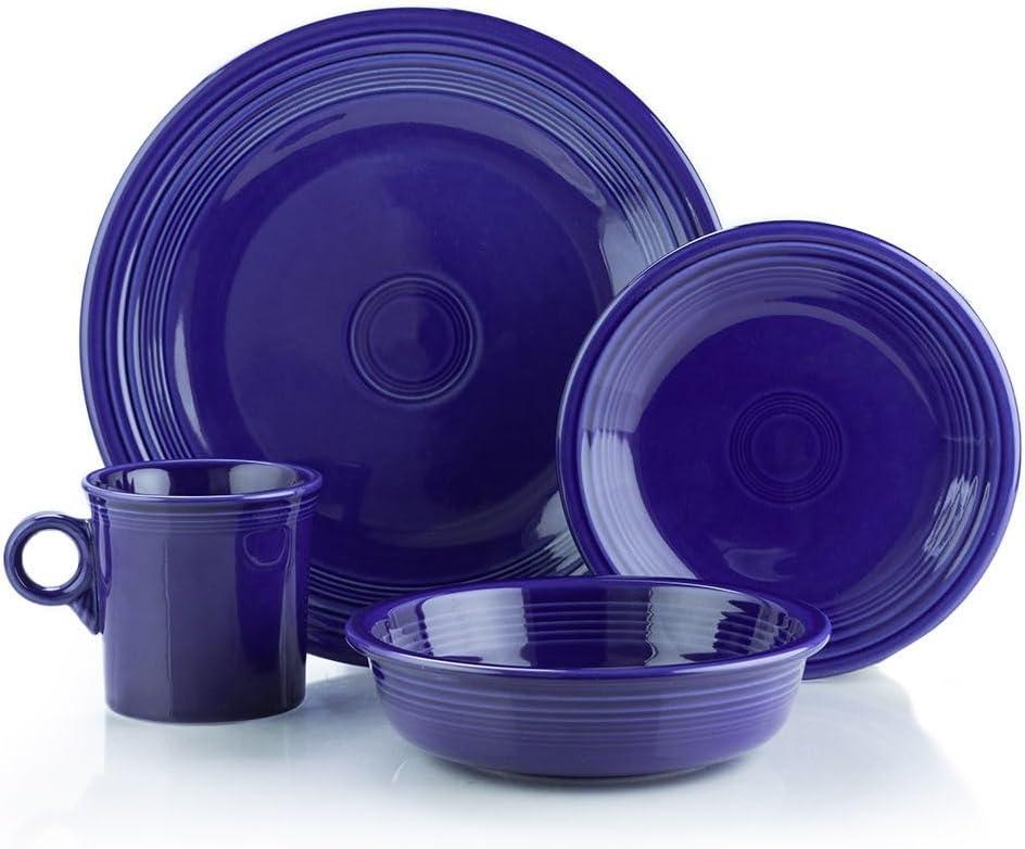 Fiesta Fiesta Dinnerware 4-Piece Place Setting Set, Service for 1