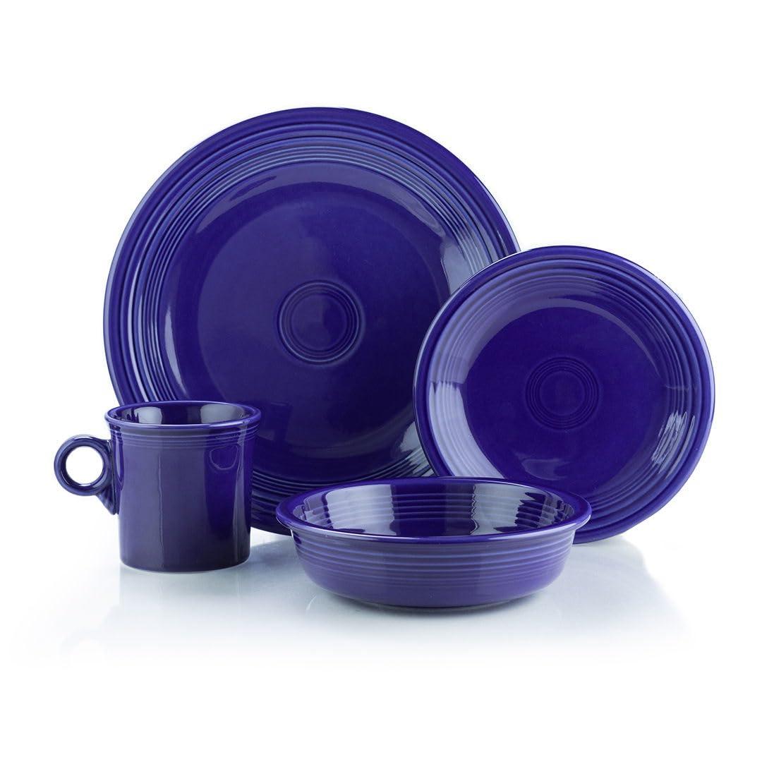 Fiesta Fiesta Dinnerware 4-Piece Place Setting Set, Service for 1