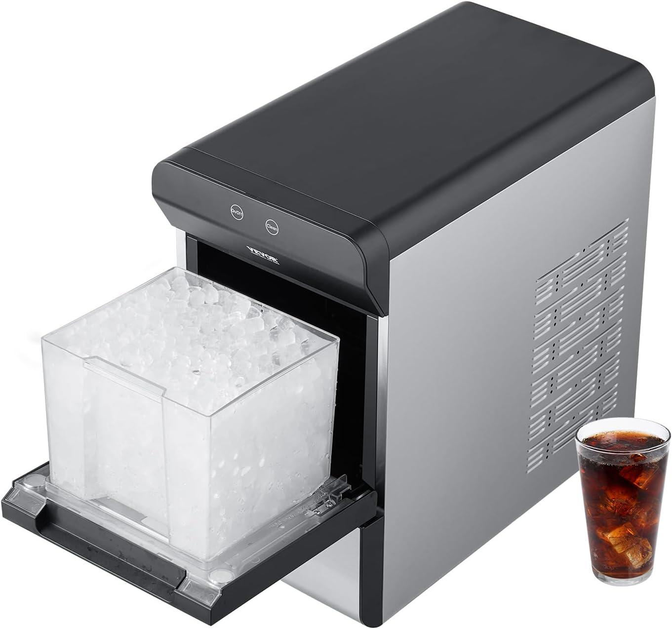 Portable Stainless Steel Countertop Nugget Ice Maker