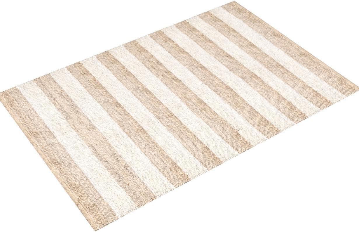 nuLOOM Flatweave Alisia Stripes Jute Area Rug