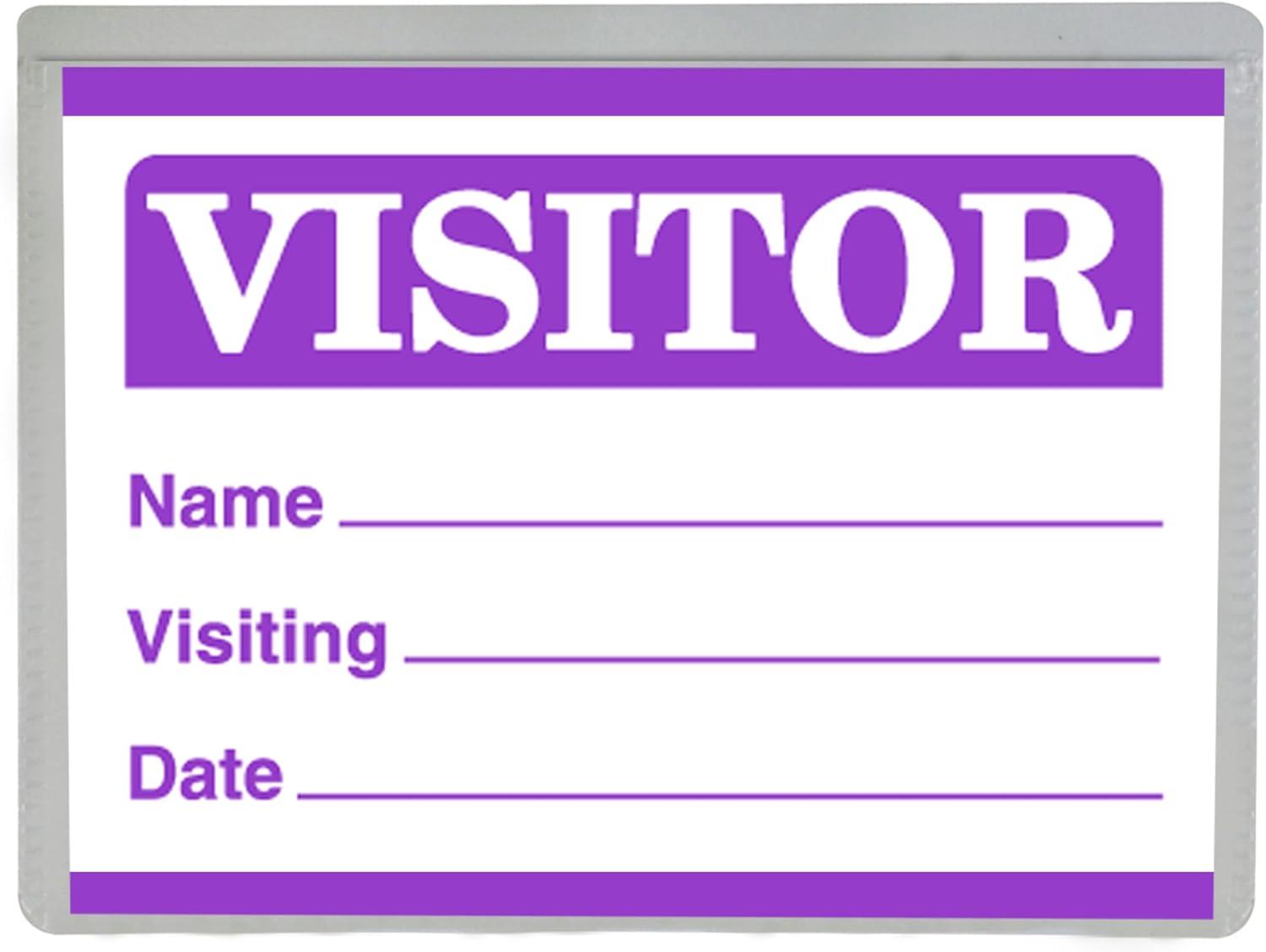 C-Line Clip and Pin Combo Name Badges with Inserts, 3-1/2 x 2-1/4 Inches, Pack of 50