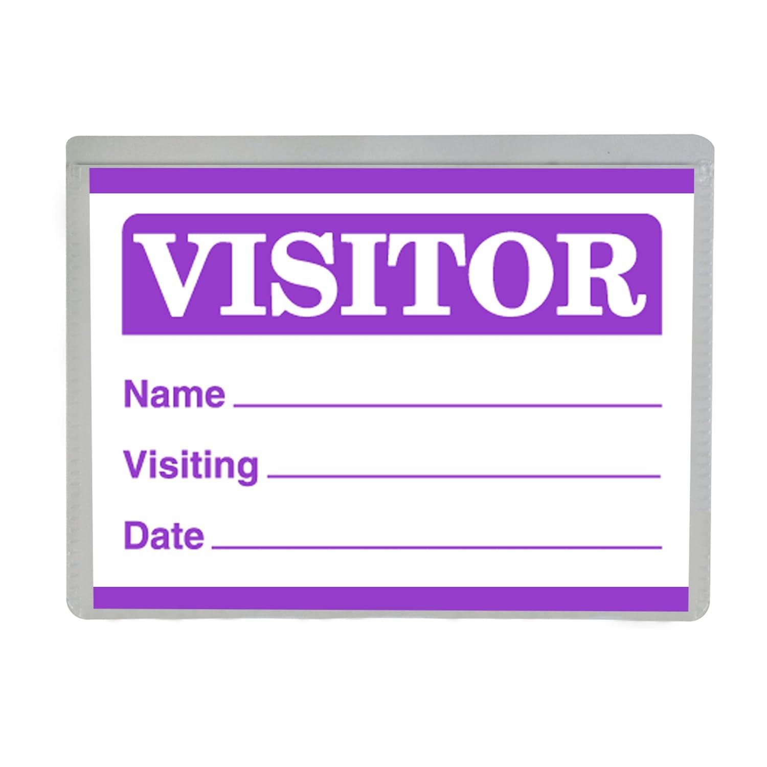 C-Line Clip and Pin Combo Name Badges with Inserts, 3-1/2 x 2-1/4 Inches, Pack of 50