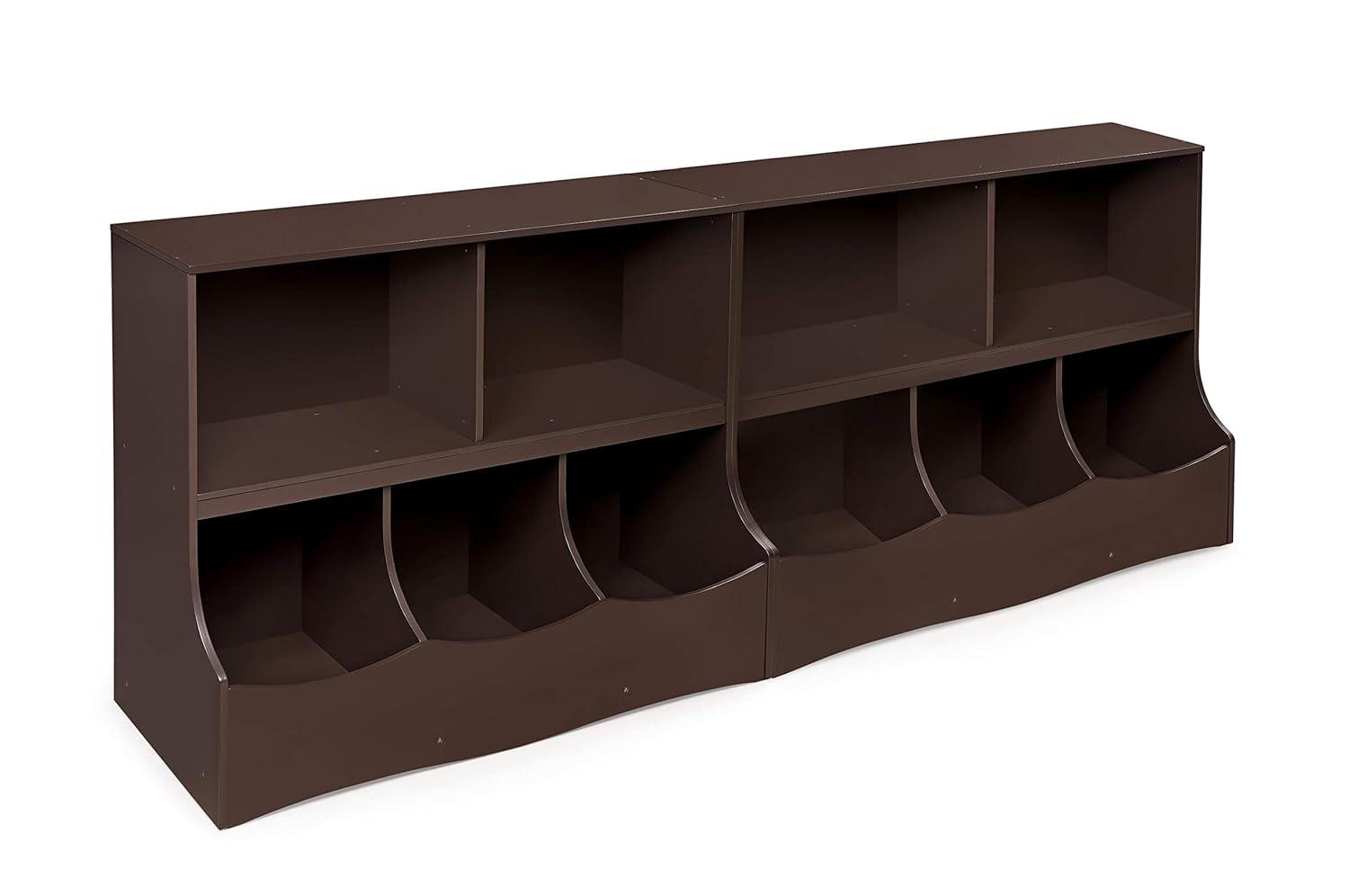 Badger Basket Multi-Bin Storage Cubby - Espresso