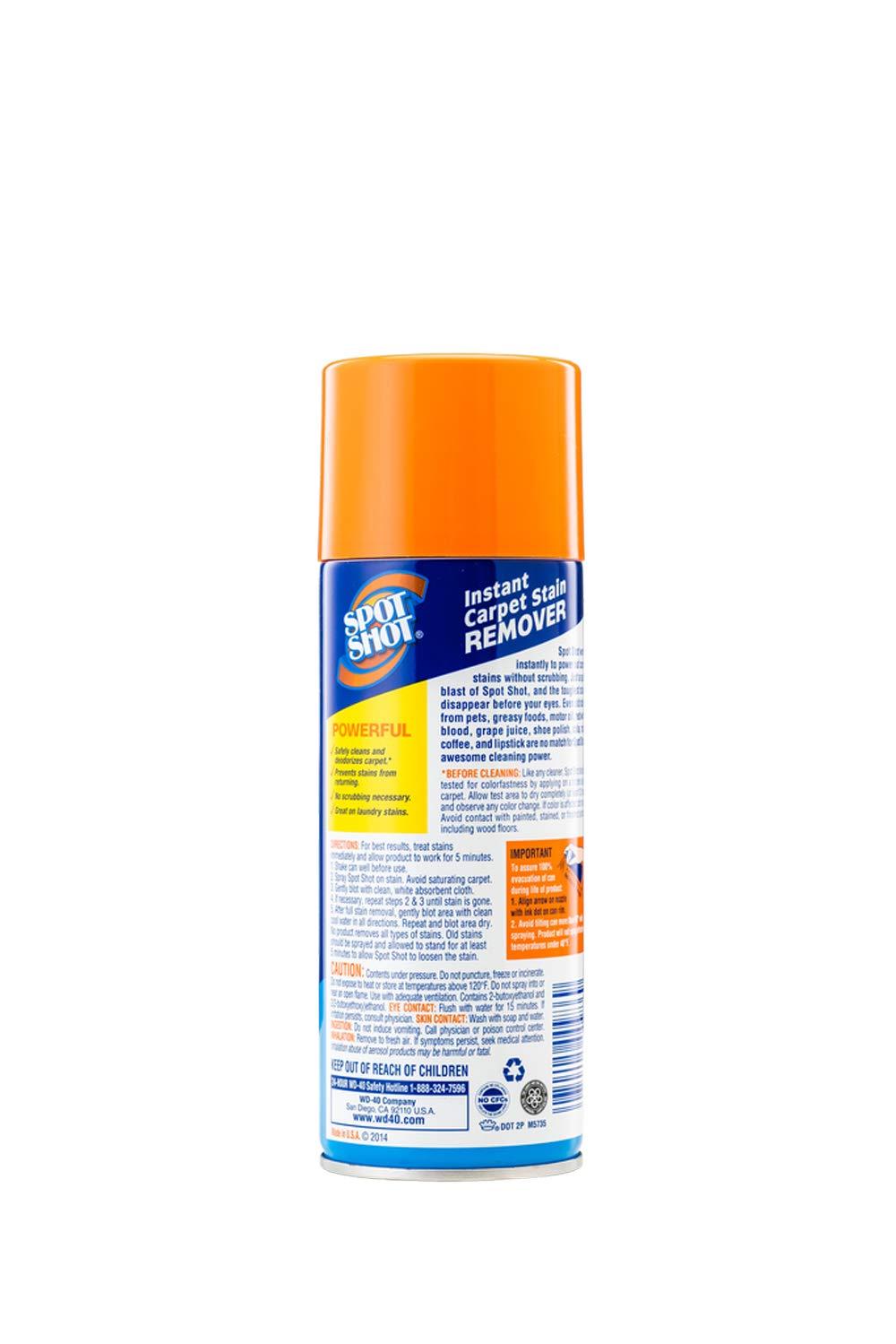 Spot Shot 009716 Instant Non Toxic Carpet Stain and Odor Eliminator, 14 Ounces