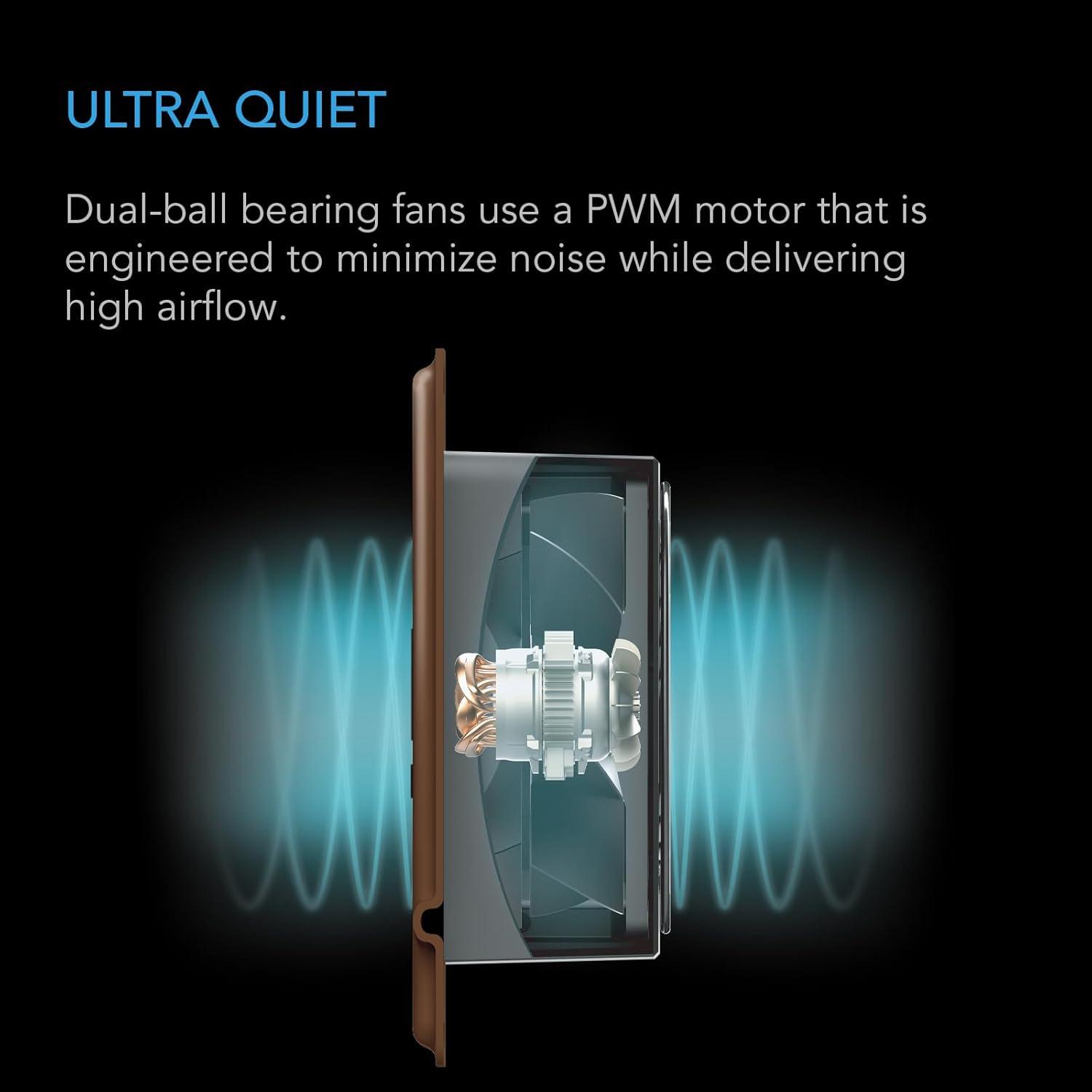 AC Infinity AIRTAP T6 Bronze, Register Booster Fan for 6” x 10” Register Holes, Improves Heating & Cooling Vents, Quiet 10-Speeds, Bluetooth App Control Data Alerts