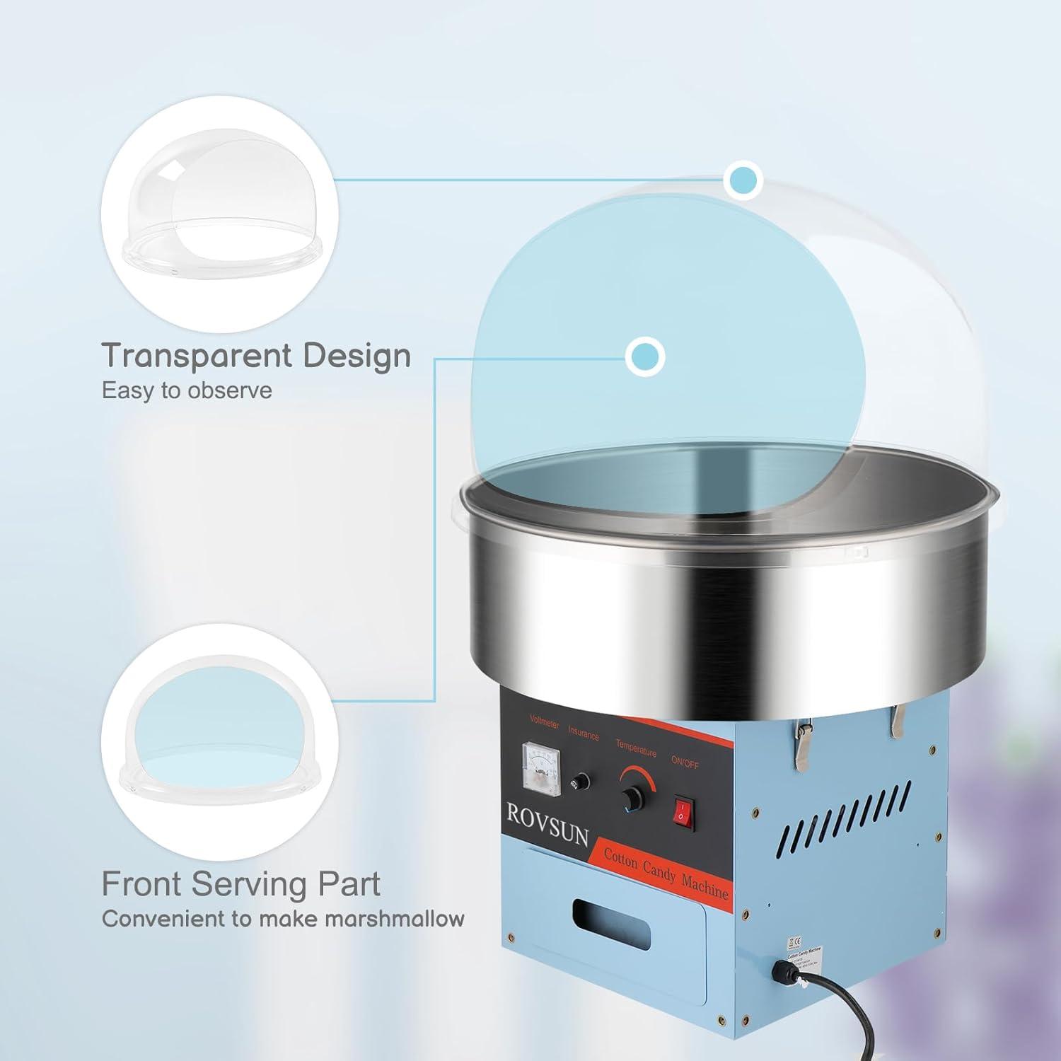 BENTISM Commercial 21" Floss Bubble Maker Cotton Candy Machine Cover