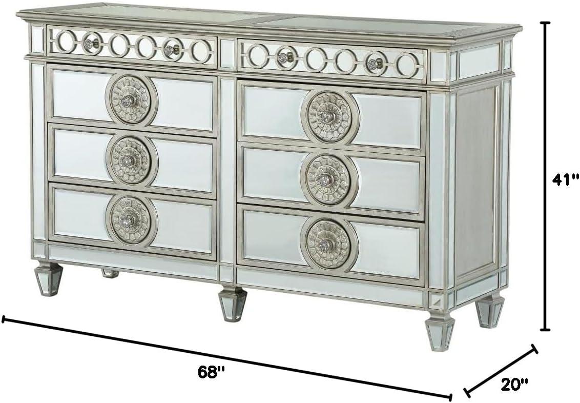 Acme Furniture Varian Dresser, Mirrored