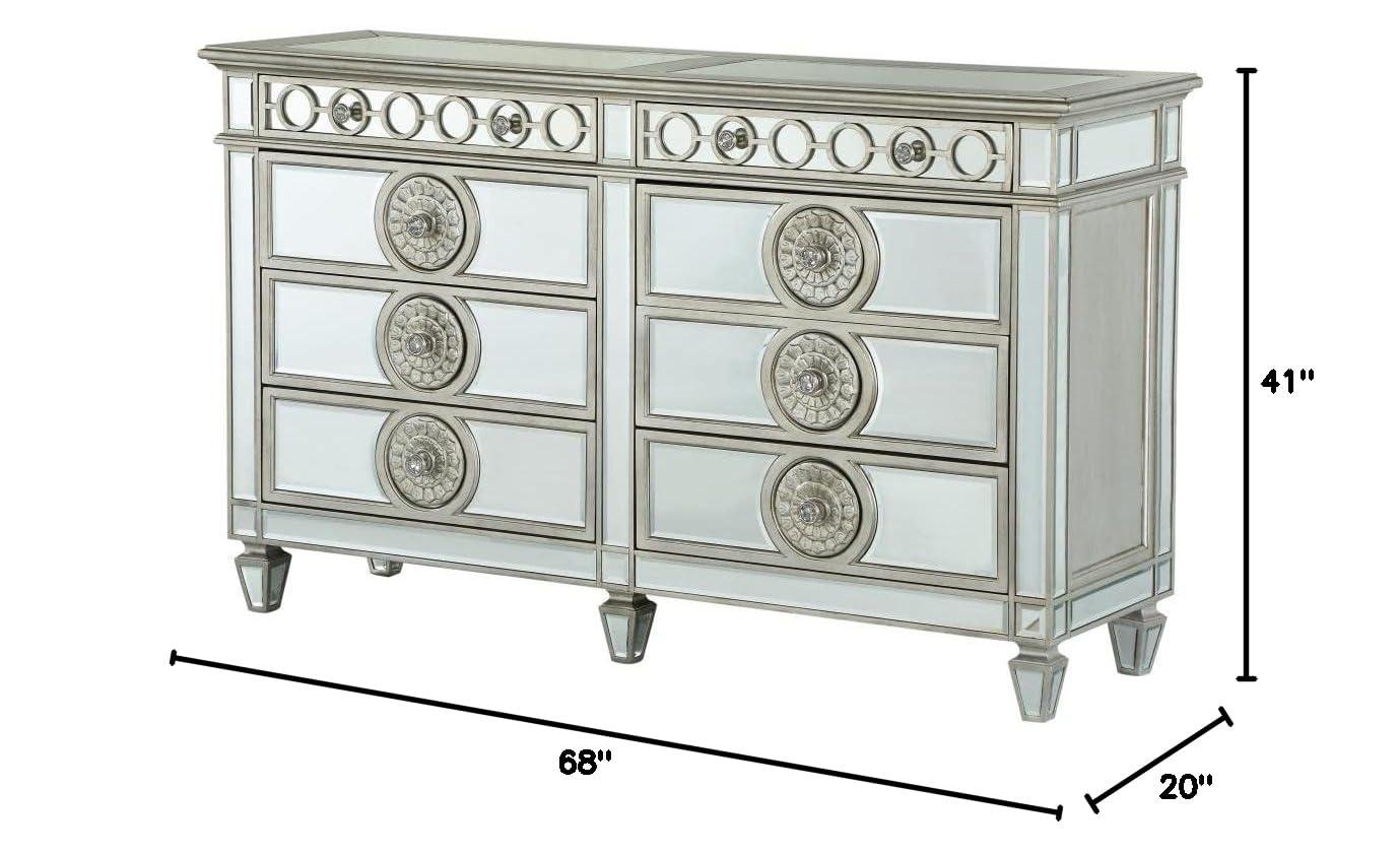 Acme Furniture Varian Dresser, Mirrored