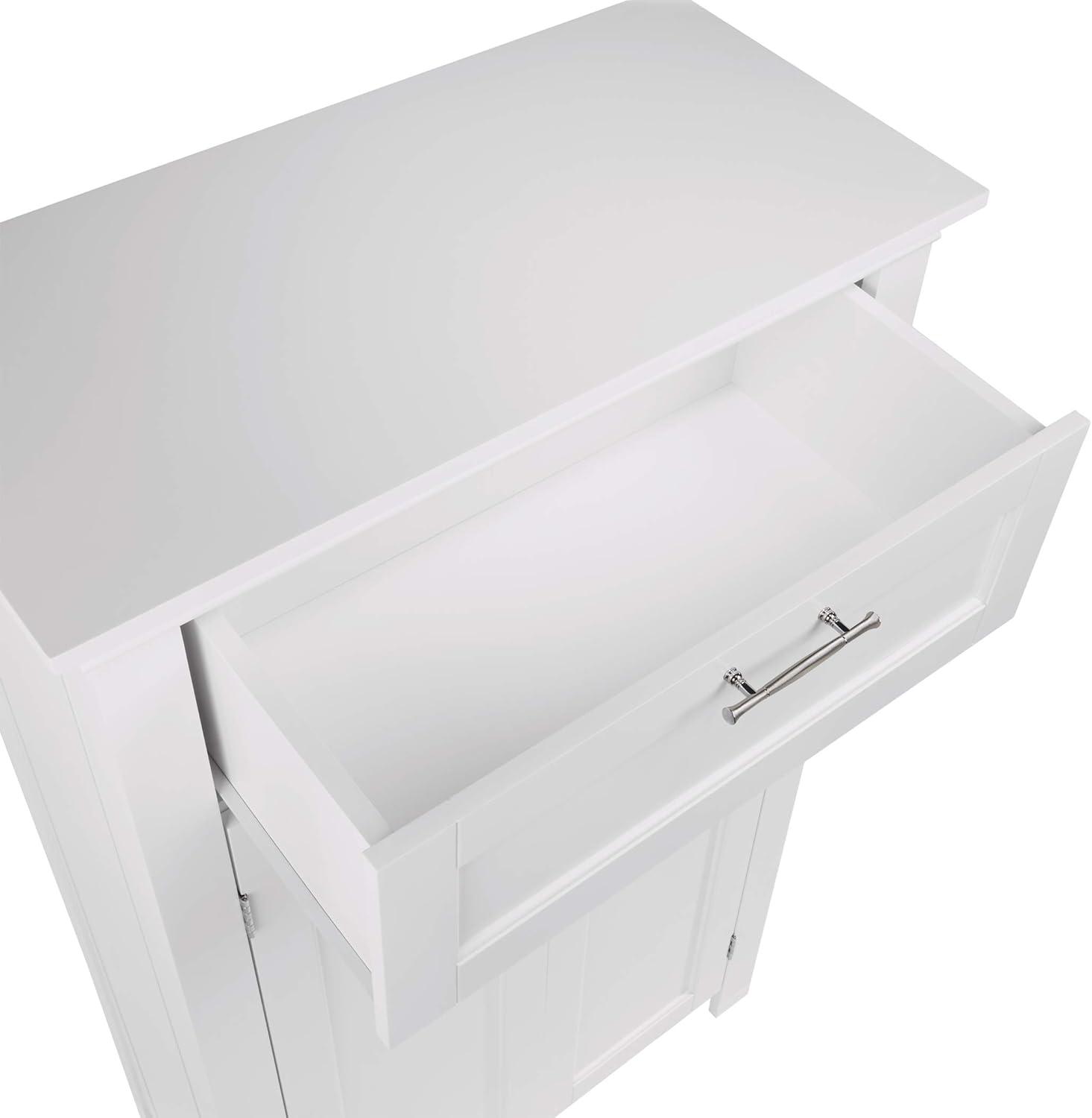 RiverRidge Somerset Two-Door Bathroom and Laundry Storage Cabinet with Drawer and Adjustable Shelf