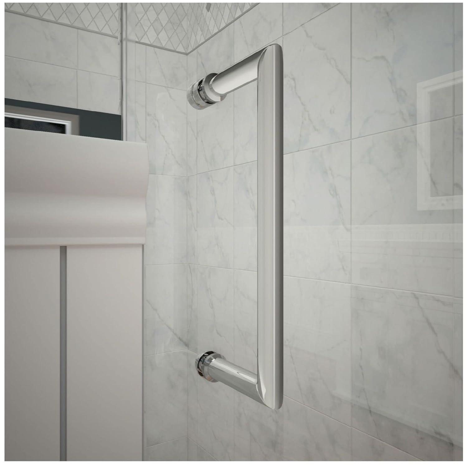 Unidoor-X 24 " W x72" H Hinged Frameless Shower Door