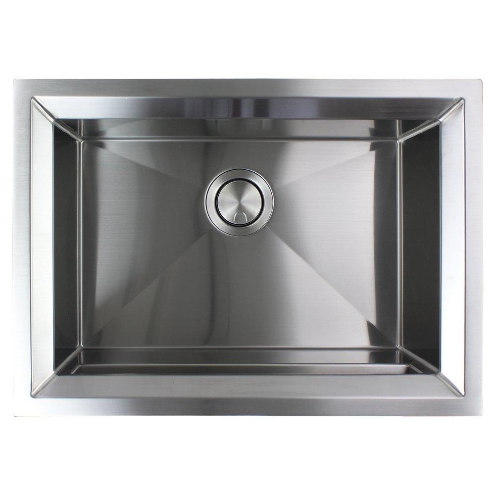 Studio 26'' L Undermount Single Bowl Stainless Steel Kitchen Sink