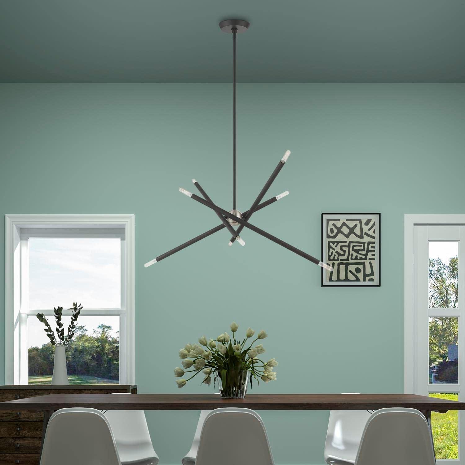 Livex Lighting Soho 8 - Light Chandelier in  Scandinavian Gray