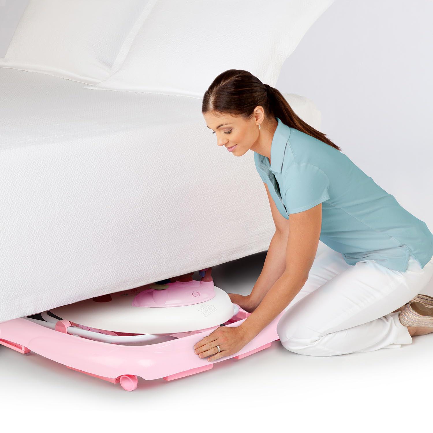 Bright Starts Adjustable Baby Walker with Activity Station, JuneBerry