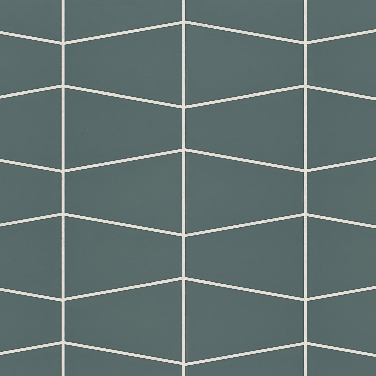 Marin Trapezoid Matte Porcelain Mosaic Tile
