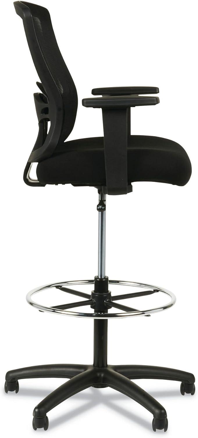 Alera Alera Etros Series Mesh Stool, Supports Up to 275 lb, 25.19" to 35.23" Seat Height, Black