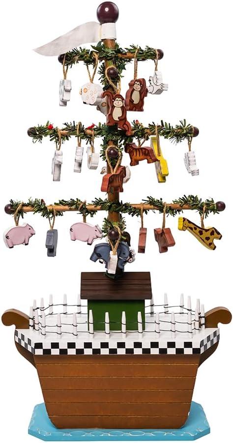 Kurt Adler Kurt Adler 21-Inch Noah's Ark Table Piece