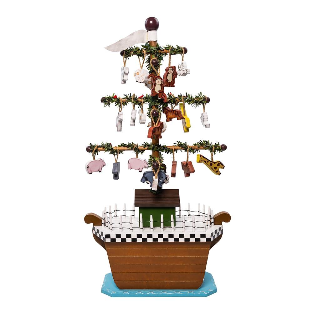 Kurt Adler Kurt Adler 21-Inch Noah's Ark Table Piece