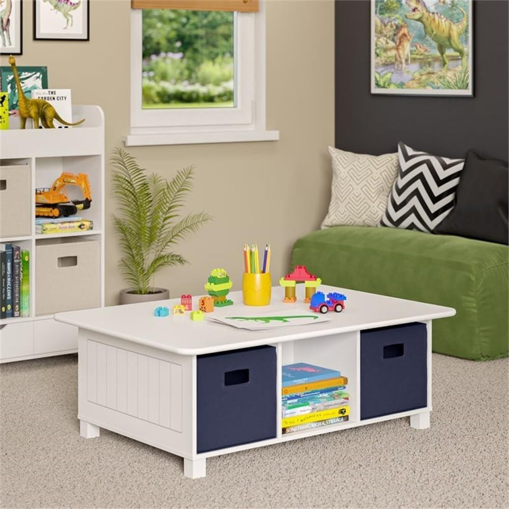 RiverRidge Home RiverRidge Kids Desk, Activity and Play Table with 6 Storage Cubbies