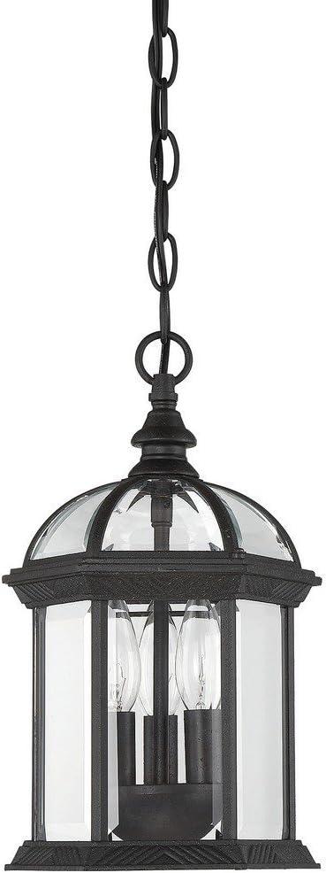 Savoy House Kensington 3 - Light Pendant in  Textured Black