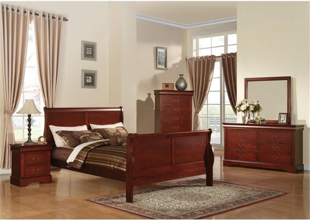 Louis Philippe III Flat Dresser Mirror