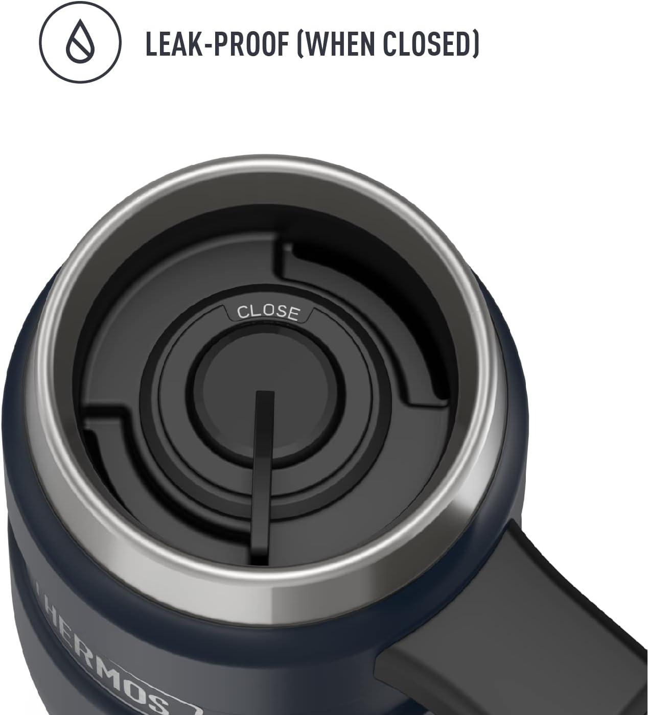 Thermos 16 oz. Stainless King Travel Mug with Handle - Matte Midnight Blue