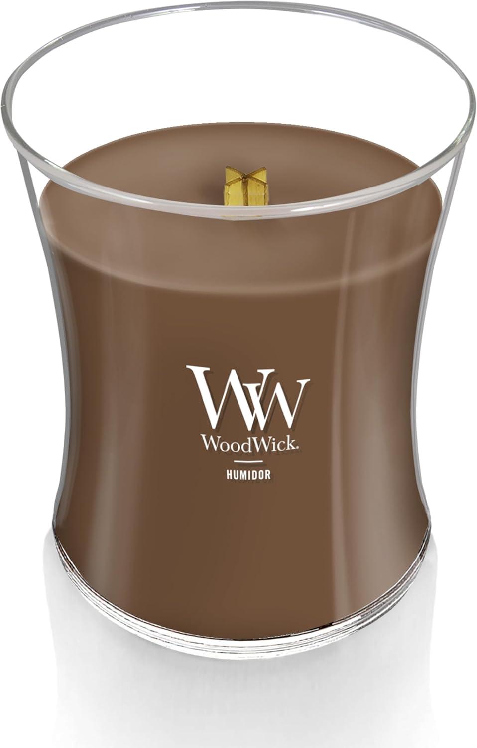 Vela de Reloj de Arena Mediana Humidor WoodWick