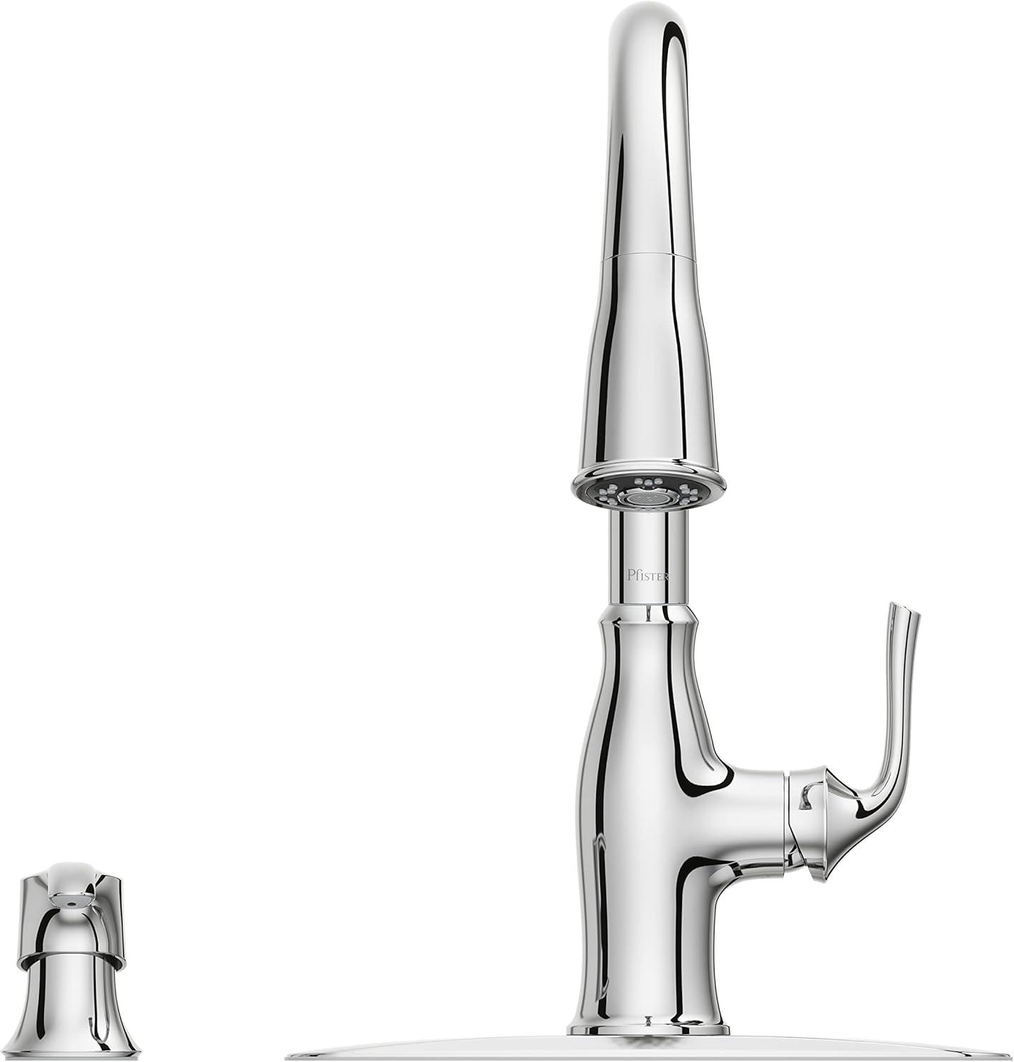 Pfister F-529-7Bar Barullii 1.8 GPM Single Hole Pull Down Kitchen Faucet - Spot Defense