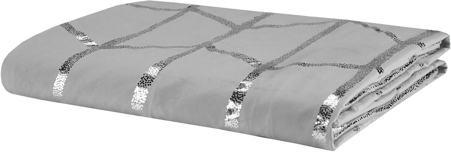 Raina Metallic Printed Duvet Cover Set