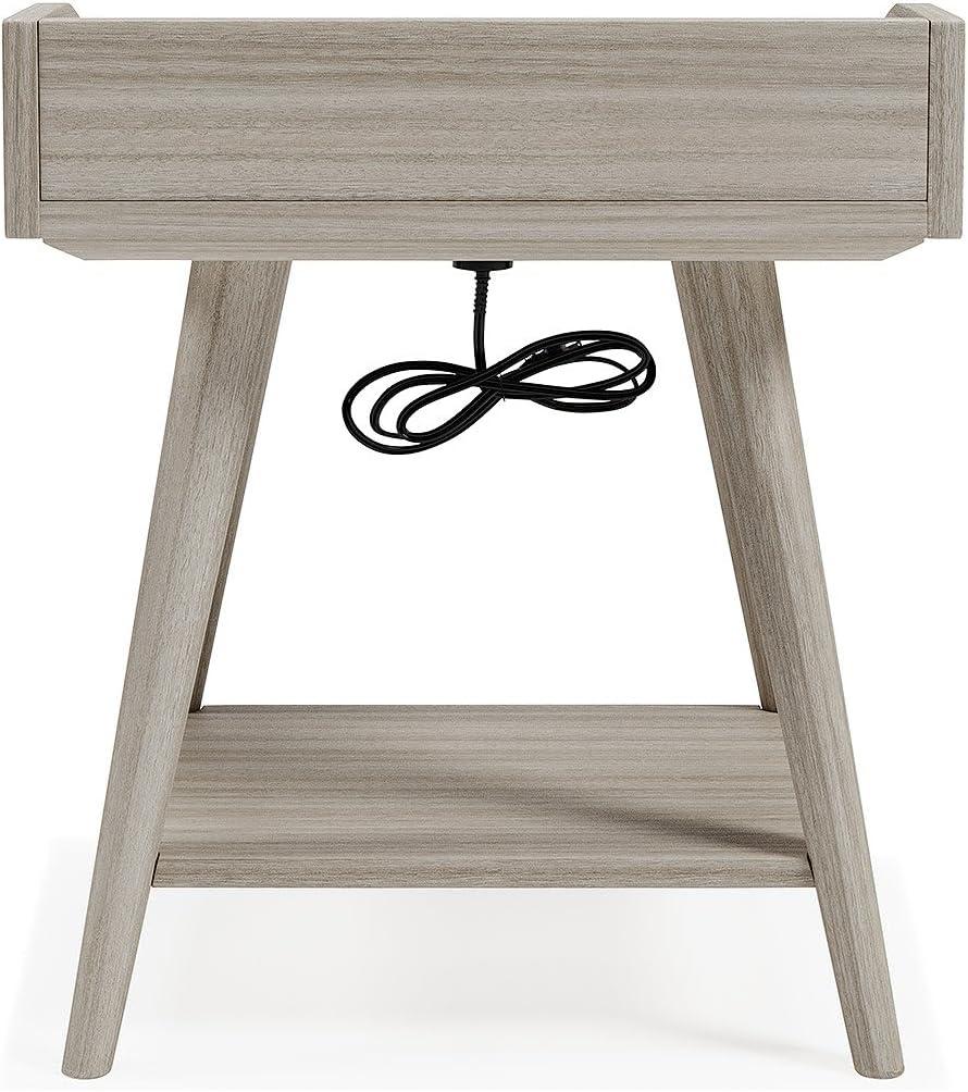 Signature Design by Ashley Casual Blariden Accent Table, Light Tan