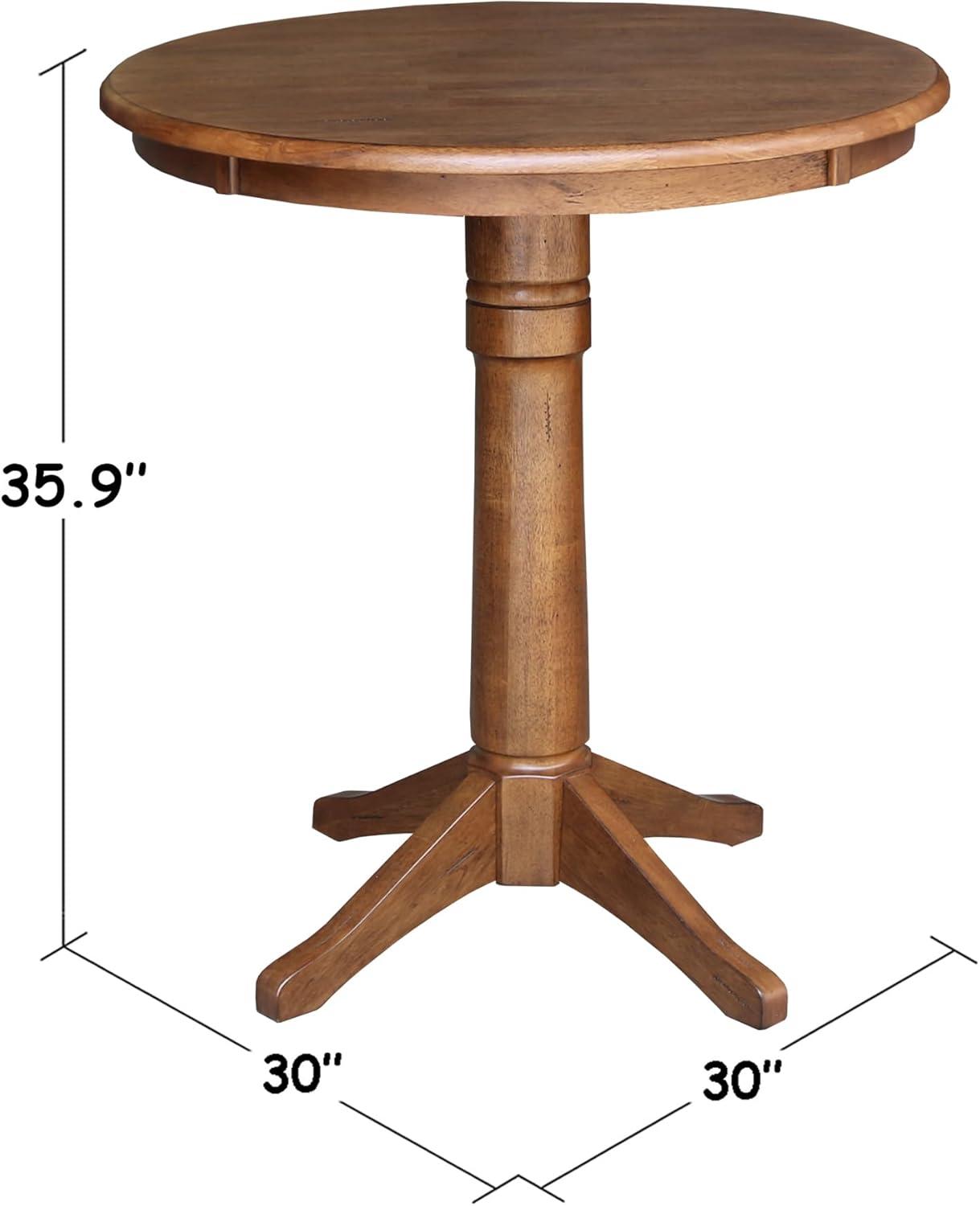 International Concepts 30" Round Top Pedestal Table - 35.9" Height