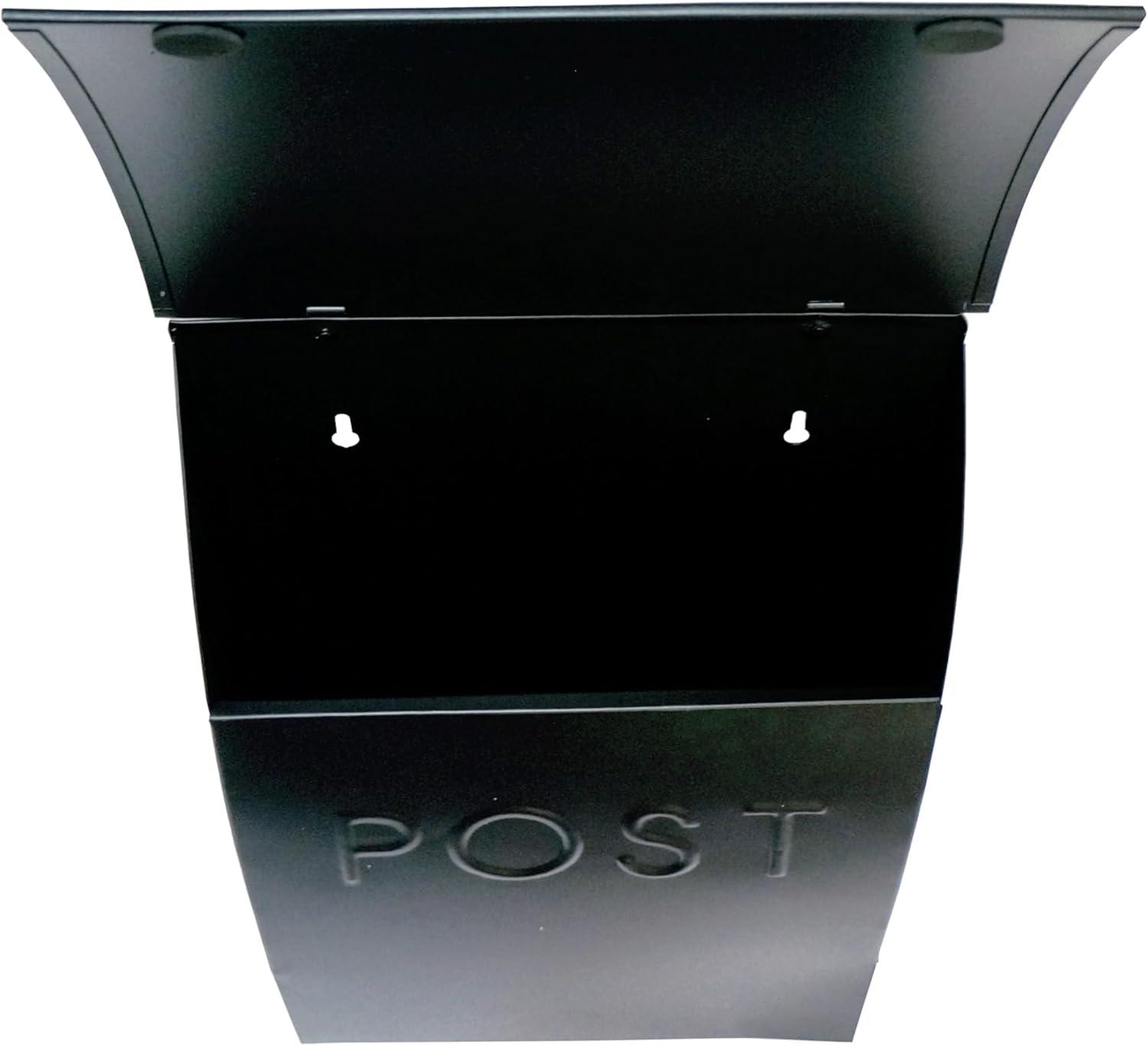 NACH Milano Pointed Post Wall Mounted Mailbox