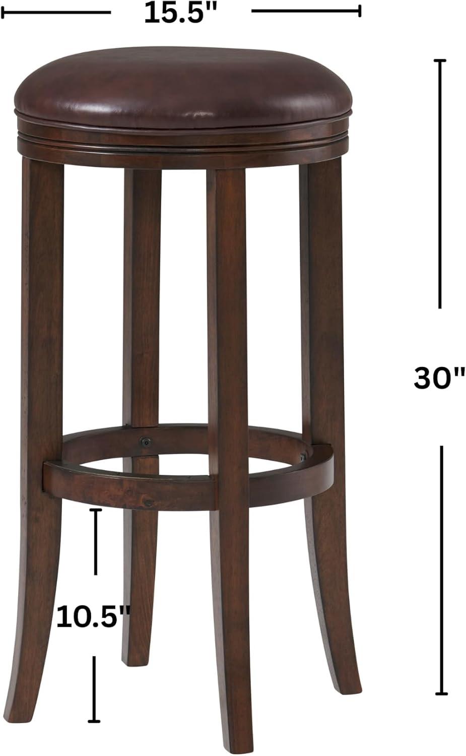 Natick Solid Rubber Wood Counter And Bar Stool