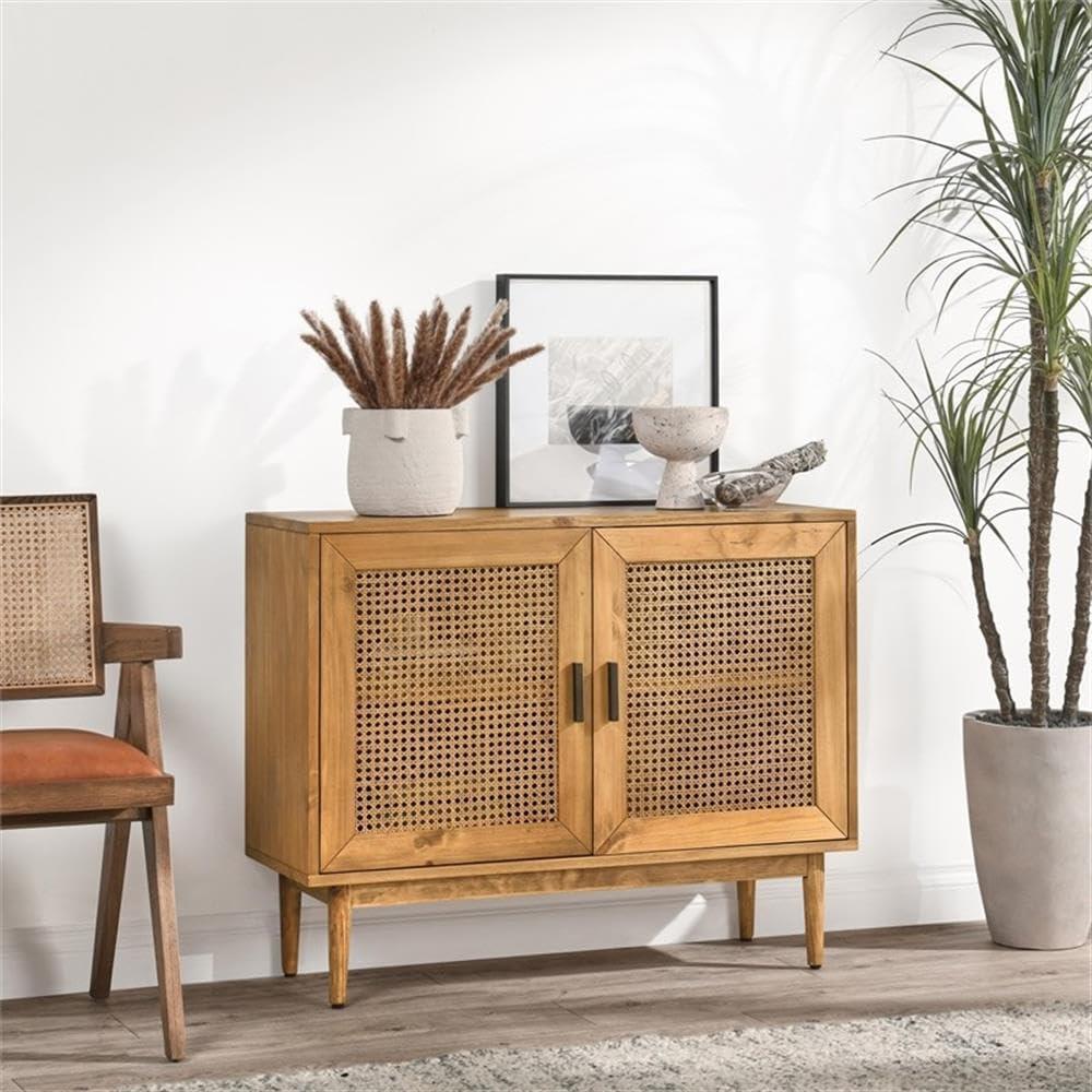 Genie Solid Wood 2 - Door Accent Cabinet