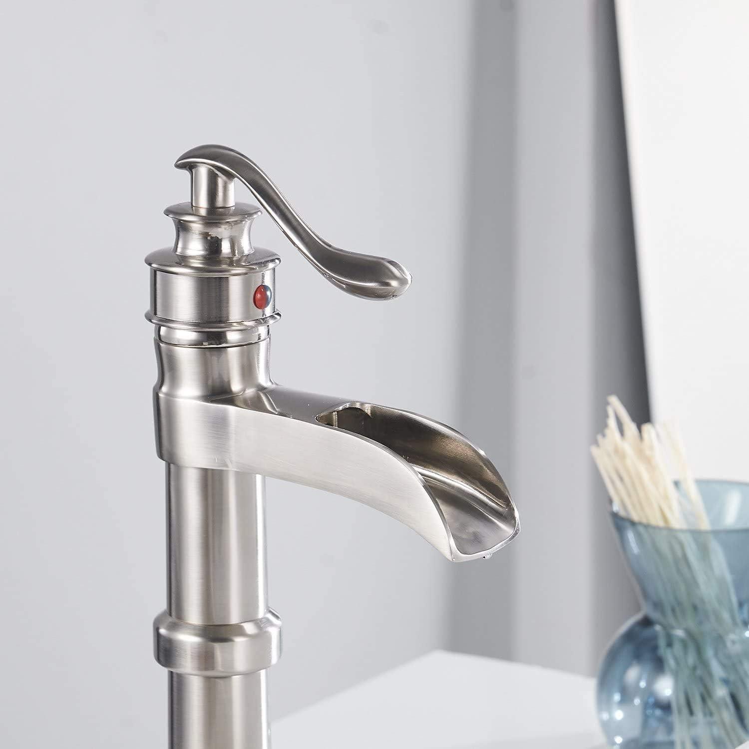 Vessel Sink Faucet Single-handle Bathroom Faucet with Drain Assembly