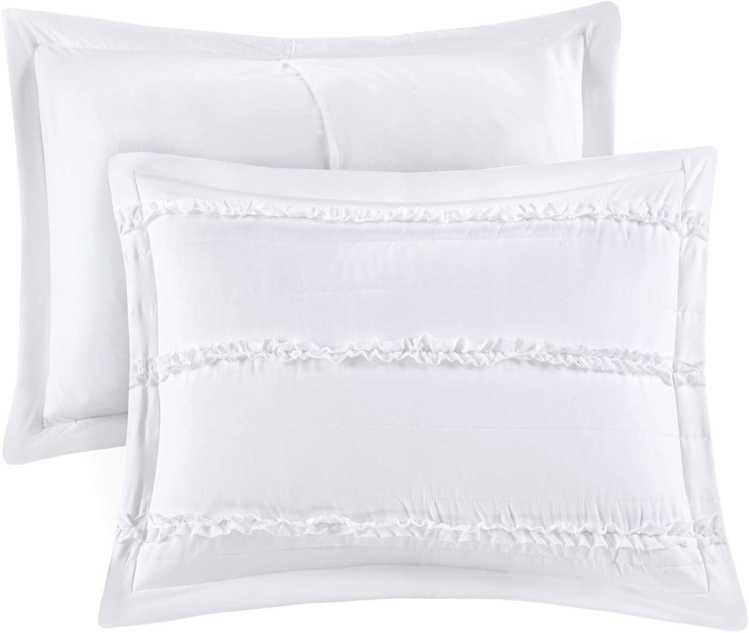 Celeste 5 Piece Microfiber Ruffled Comforter Set