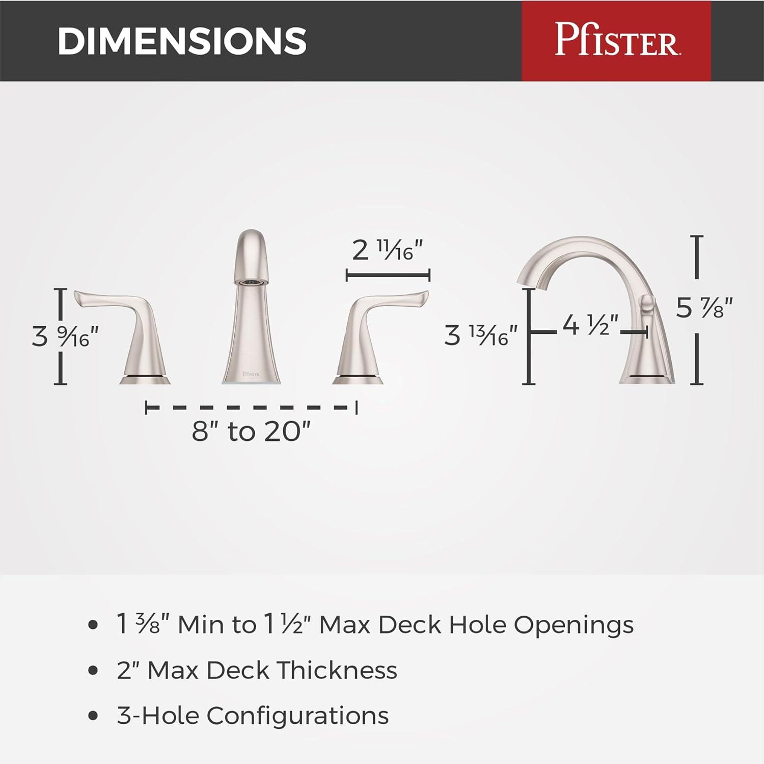 Willa Widespread Bathroom Faucet with Drain Assembly