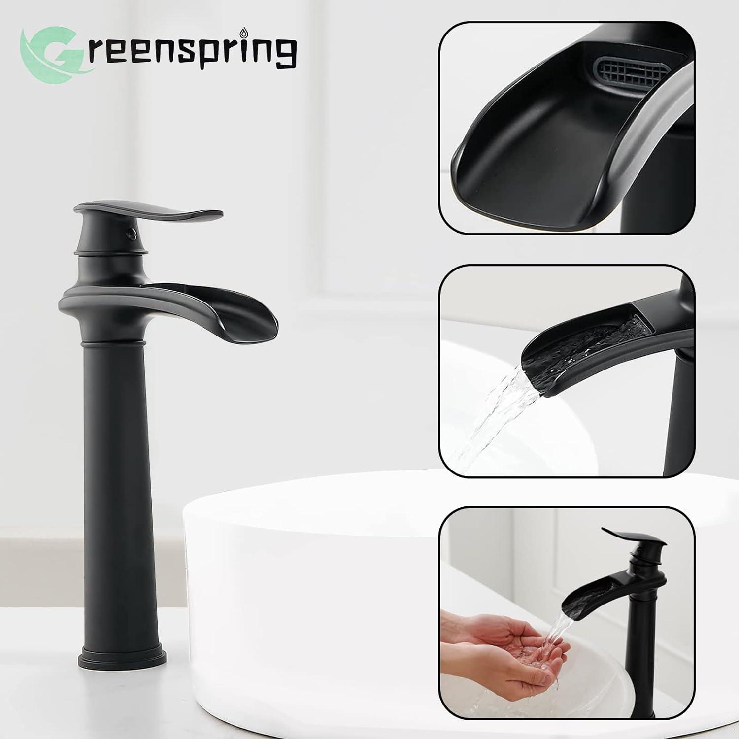 Vessel Sink Faucet Single-handle Bathroom Faucet with Drain Assembly