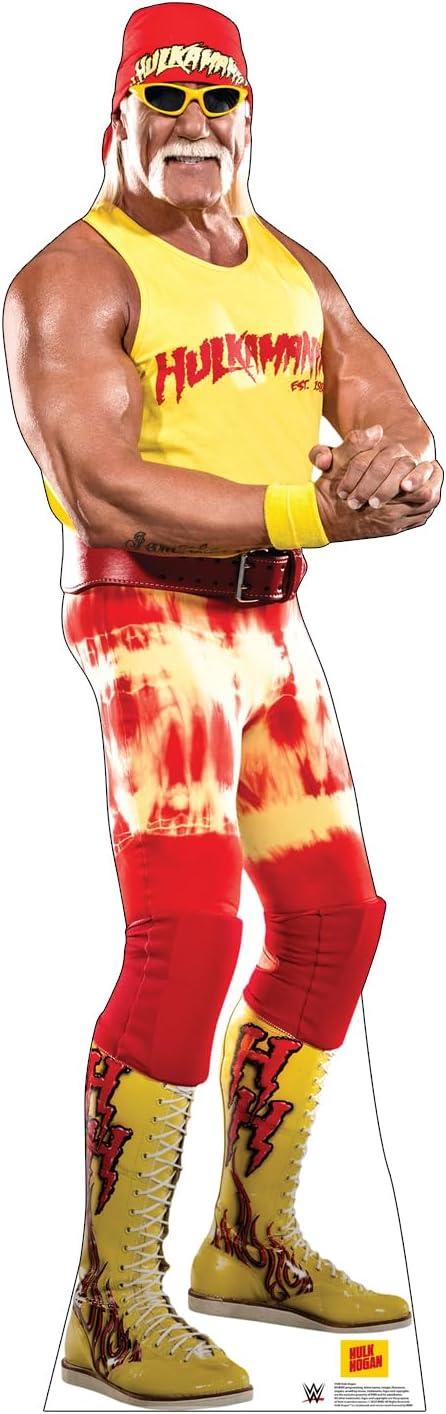 Advanced Graphics 5168 79 x 24 in. Hulk Hogan Life-Size Cardboard Cutout