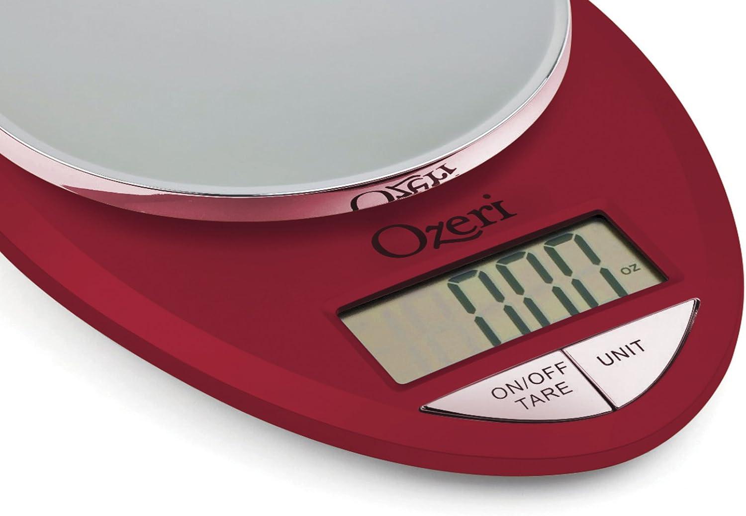 Ozeri Pro Digital Kitchen Food Scale, 0.05 oz to 12 lbs (1 gram to 5.4 kg)