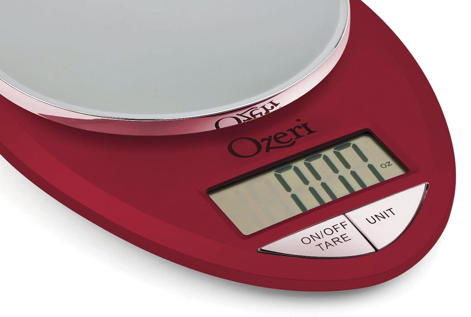 Ozeri Pro Digital Kitchen Food Scale, 0.05 oz to 12 lbs (1 gram to 5.4 kg)