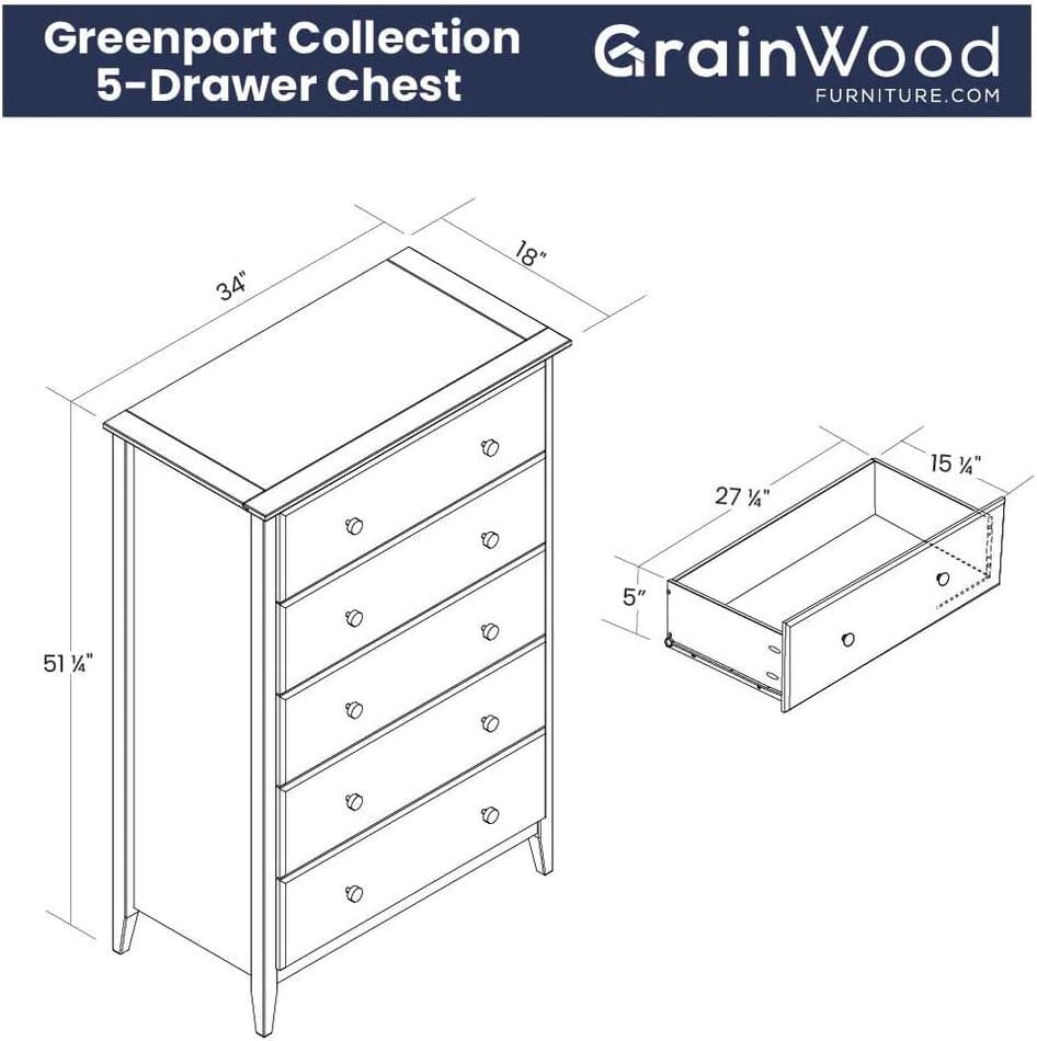 Greenport 5 - Drawer Dresser