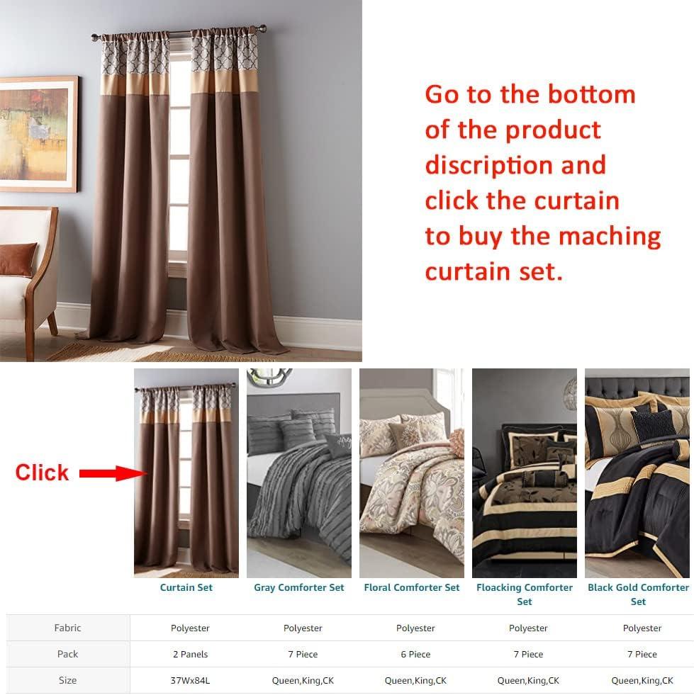 Nanshing America, Inc Avalon Microfiber Modern & Contemporary 8 Piece Comforter Set