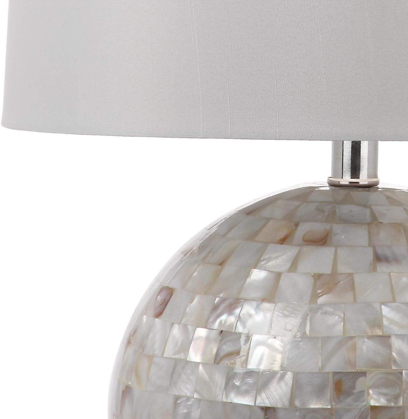 Mediterranean Pearl Fisher's 21" White Shell Table Lamp