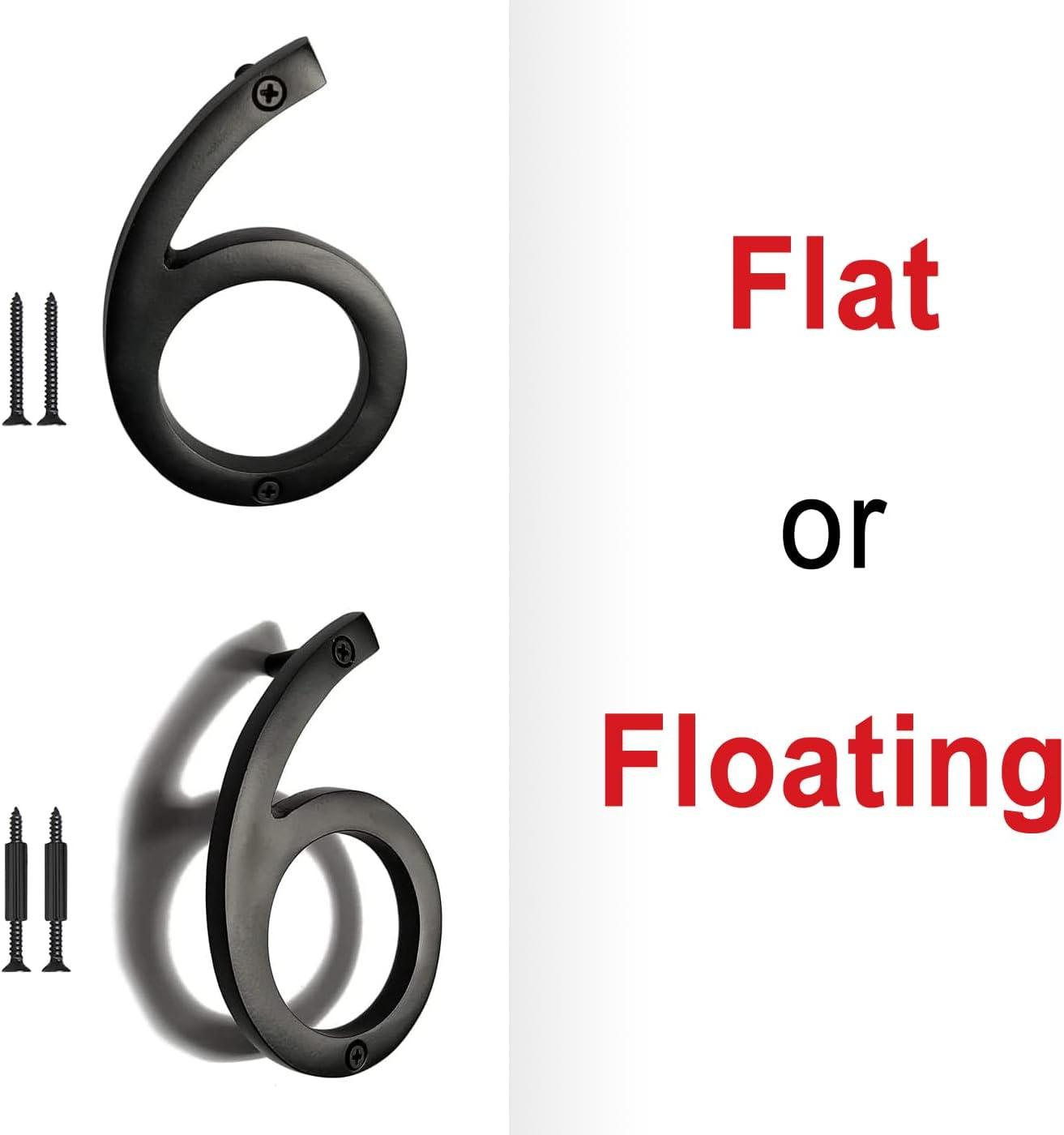 NACH Metal Floating Mount House Number