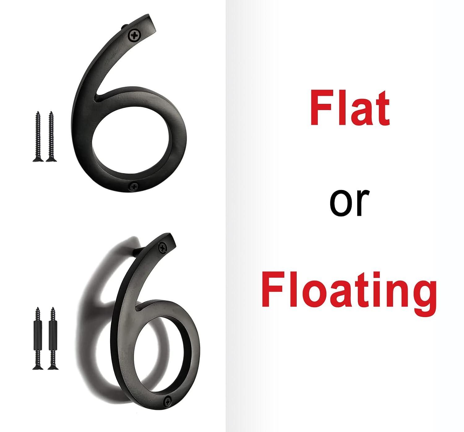 NACH 8'' H Metal House Number